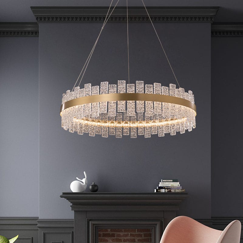 Water Ripple Crystal Chandelier (60cm)