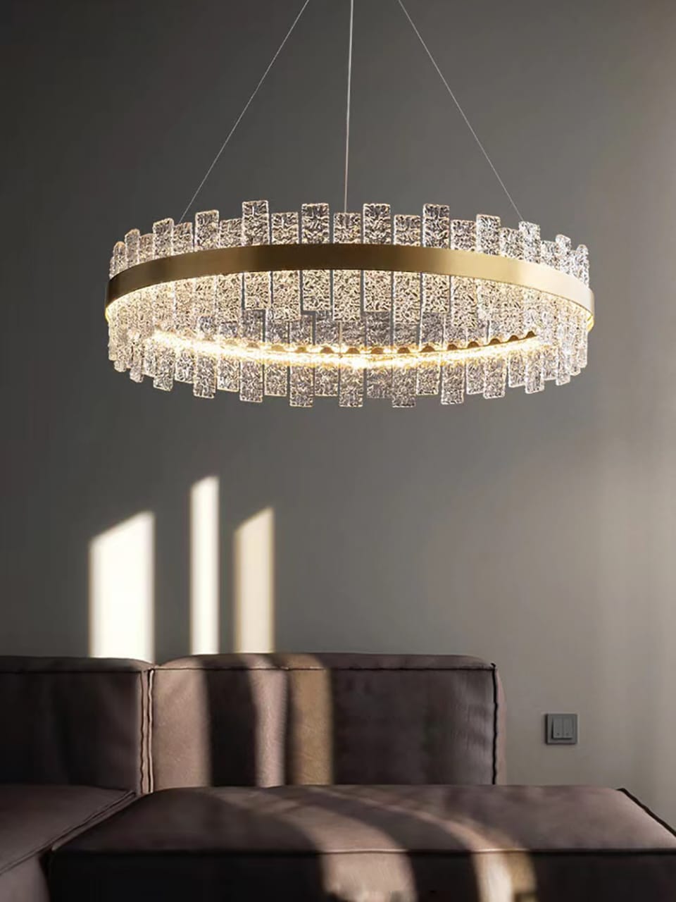 Water Ripple Crystal Chandelier (60cm)