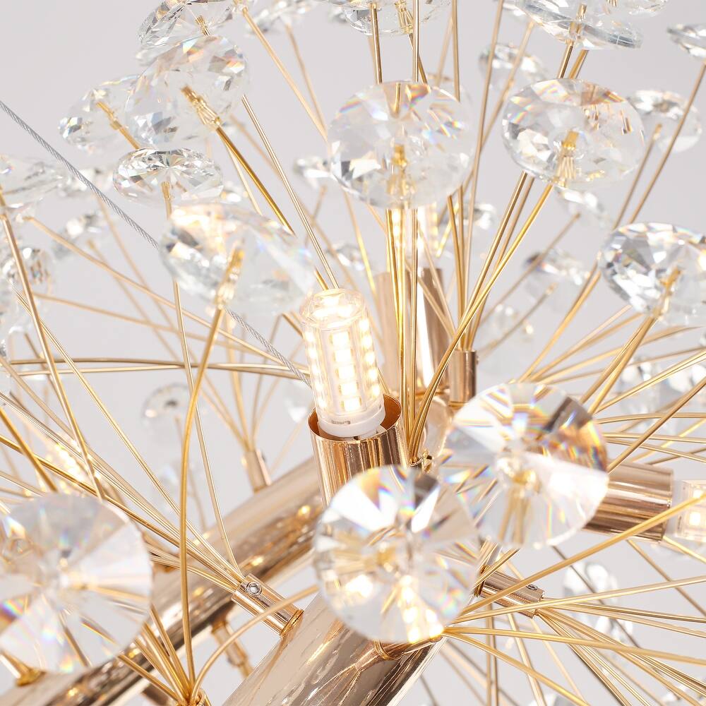 Starburst Wheel Chandelier