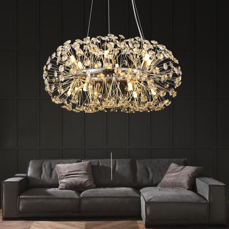 Starburst Wheel Chandelier