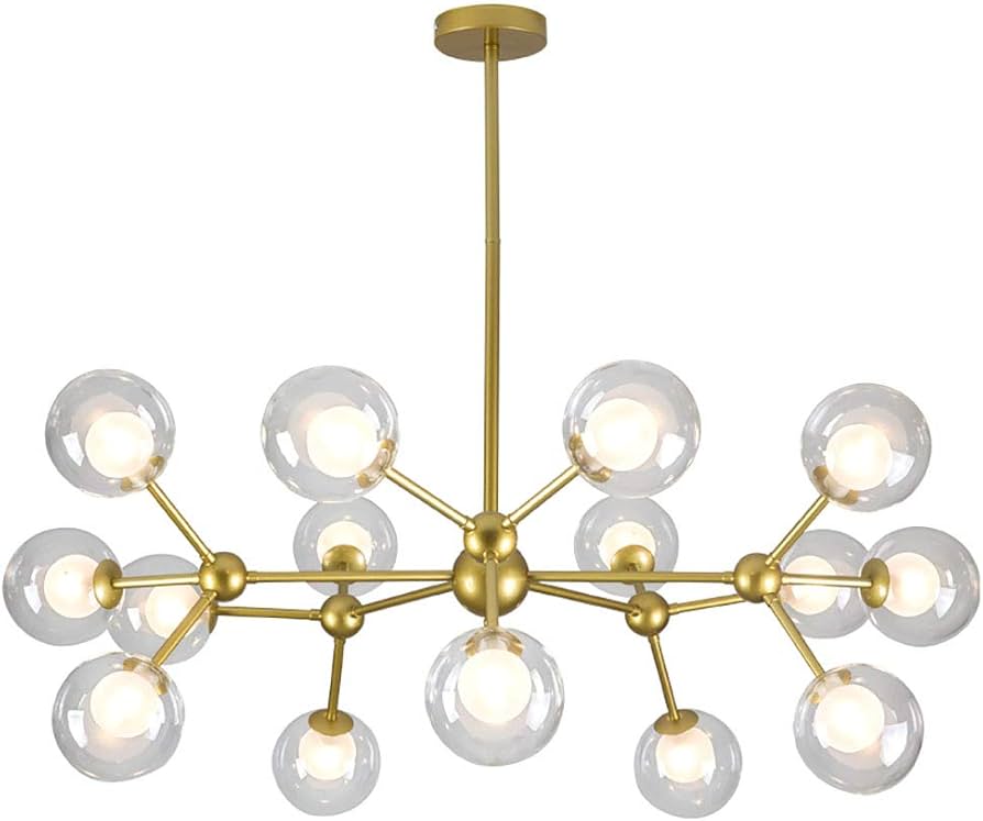 Luxury Glass Bubble Chandelier (Cluster 12-Light)