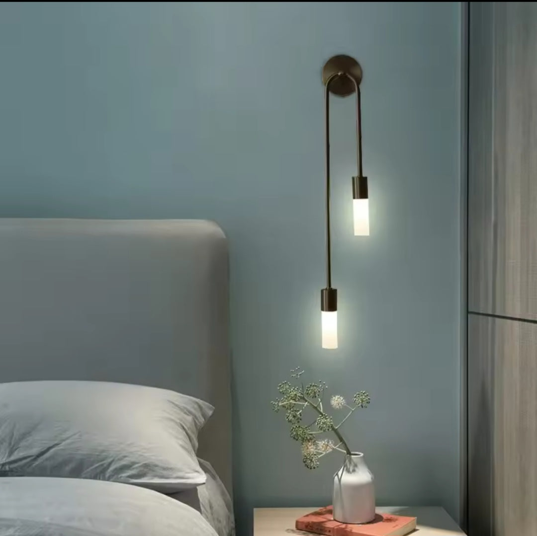 Modern Long Strip, Black Wall Lamp