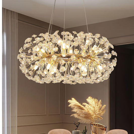 Starburst Wheel Chandelier